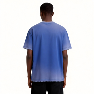 Camiseta de Hombre 100% Algodón, Estilo Vintage de Verano, Cuello Redondo, Manga Corta, Estampada, Casual, con Letra Bordada en la Parte Delantera, Corte Regular, 180g - Product Image 2