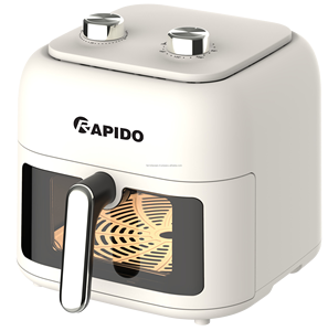 หม้อทอดไร้น้ำมันไฟฟ้าอัจฉริยะขนาด220V หม้อทอดไร้น้ำมันไฟฟ้าทรงสี่เหลี่ยมความจุ5L ทันสมัยเตาอบอลูมิเนียมเครื่องใช้ไฟฟ้าภายในบ้านพร้อมปลั๊กเรา - Product Image 3