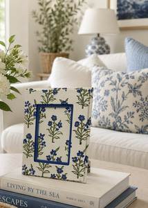 Cadre photo en résine avec incrustation de nacre, cadre décoratif floral en os incrusté pour la maison, cadeau de mariage - Product Image 5
