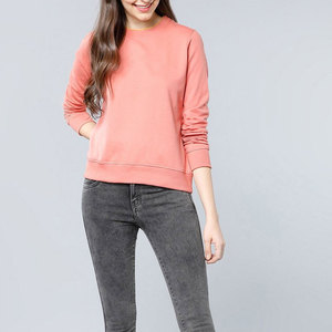 Sweat-shirts d'hiver pour femmes en polyester à 100 %, col ras du cou, design personnalisé, streetwear, avec logo frontal, prix de gros abordable - Product Image 5