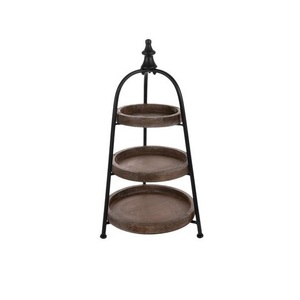 Soporte Rectangular Ajustable para Pasteles de Madera Natural Premium, Hecho a Mano, para Exhibición de Postres en Mesas de Fiesta, Eventos de Panadería y Bodas - Product Image 2