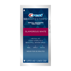 Logra una Sonrisa Deslumbrante con Tiras Blanqueadoras Glamorous White para Blanquear los Dientes, Seguras y Efectivas para Eliminar Manchas en Casa - Product Image 4