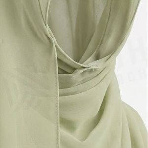Hiyab de Chifón de Color Sólido para Mujer, Transpirable, para Uso Diario, Pañuelo Étnico - Product Image 4