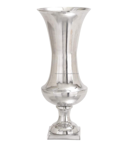 Vases à fleurs en aluminium plaqué argent Nouveau design Stylish Best Quality Latest Wholesale Decoration Flower Vase - Product Image 2