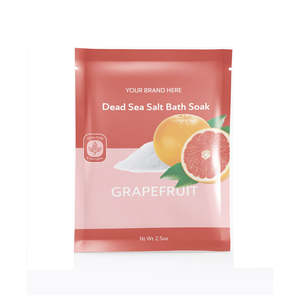 Auténtica Sal de Baño Orgánica del Mar Muerto de 2 oz Aromasong Int. Model 211 White Label Mezcla Relajante Hecho en EE. UU. Polvo para Baño - Product Image 1