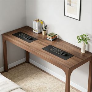 Scrivania per Computer in Legno Massello e Vetro Stile Moderno con Funzione Pieghevole, Nessuna Spedizione nei Fine Settimana - Product Image 5