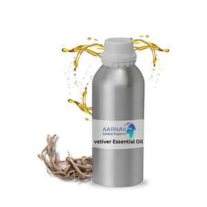 AARNAV GLOBAL EXPORTS Huile Essentielle de Racine de Vétiver 100% Pure Distillée à la Vapeur Hydratant Revitalisant pour la Peau Modèle AGE-EO-350 - Product Image 5