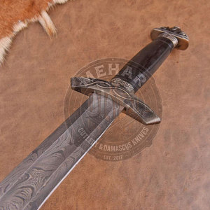 Espadas de Acero de Damasco al Por Mayor a Bajo Precio, Espadas de Acero de Damasco de Alta Calidad y Grado Premium - Product Image 4