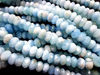 Perles de pierre précieuse naturelle Aigue-marine, taille brillant, couleur bleue changeante, qualité supérieure AA+, grade excellent, certifiées par un tiers