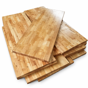 Encimera de Cocina de Madera Maciza de Caucho Ecológica Premium con Juntas de Dedo, Tablero de Cocina de Madera Sólida con Borde Encolado - Product Image 4