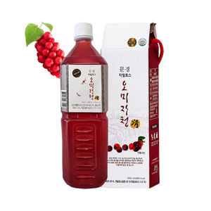 [MKM] Xyolse Omija Syrup 1000ml, Líquido de Grado Alimenticio Silvestre con 5-HTP y Vitamina C en Envase de Plástico para Todas las Edades, Corea - Product Image 1
