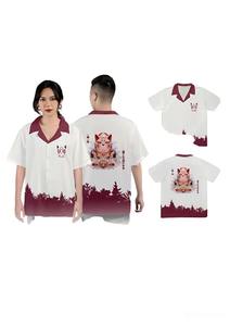 Camisa de Manga Corta para Hombre, Estilo Hawaiano, con Capucha, de Secado Rápido, Transpirable, Holgada, con Estampado Playero, de Spandex/Algodón, para Invierno - Product Image 3