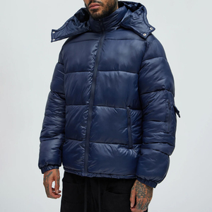 Lightweight Warm Comfortable <b>Coat</b> For Everyday Wear Hiking Men Puffer Jacket Premium Casual Winter Outerwear Quilted Padding - Product Image 4
