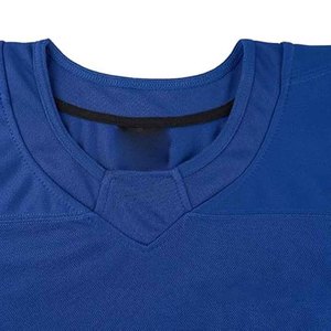 Blank Hockey Jersey Wholesale Custom Ice Hockey Uniform Sublimation Quick Dry Polyester Training Jerseys OEM Bulk - Product Image 3