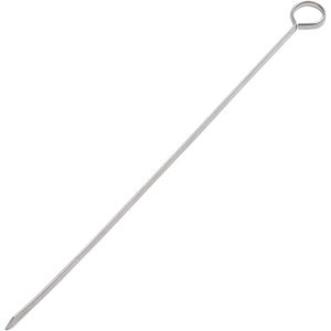 24 Pack 12 Inch Stainless Steel Kabob Skewers <b>BBQ</b> Grill Accessories for Grilling Pack of 24 - Product Image 2