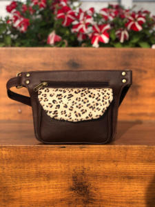 ใหม่ตะวันตกแฮนด์เมดของแท้หนังเอวกระเป๋าเข็มขัดที่สามารถปรับที่ไม่ซ้ํากันวินเทจสไตล์ Fanny Pack สะโพกปรับเอวกระเป๋า - Product Image 4