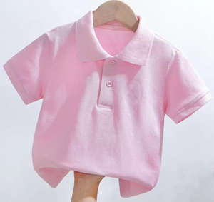 Chemises polo et hauts de golf pour enfants, uniformes scolaires d'été personnalisés de haute qualité, manches courtes, vente en gros, coton tricoté - Product Image 5