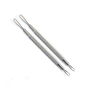 Stainless Steel 2in1 Blackhead Remover <b>Needle</b> Manual Facial Skin Care Tool Comedone Extractor by metal med MM-0526-320 - Product Image 2