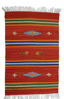 Tapis de sol moderne en coton fait main de qualité supérieure, motif floral, poils longs, lavable en machine, réversible, pour la maison, les voyages et usage commercial, 950g/m²