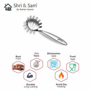 Servidor de Pasta de Acero Inoxidable con Diseño de Perla, Juego de 1 Unidad de 150g, Herramienta Esencial para Amantes de la Pasta de JAGDAMBA CUTLERY LIMITED - Product Image 2