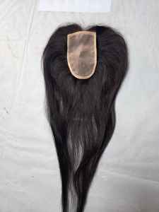 Topper de Cabello Humano 2x5 con Encaje para Mujer - Cabello Indio Remy Natural Ondulado y Ondulado Profundo Taz Hair BD - Product Image 4