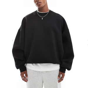 Sudadera de Cuello Redondo para Hombre, de Alta Calidad, Mezcla de Algodón Resistente, Estilo Casual Urbano, Ropa al por Mayor - Product Image 4