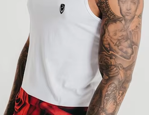 Débardeur côtelé de compression athlétique pour hommes, idéal pour la gym, le fitness et la course à pied – Vente en gros - Product Image 3