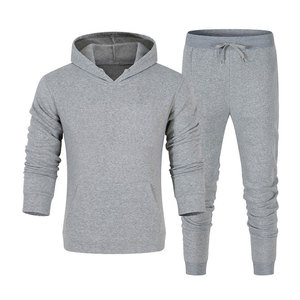 Conjunto Deportivo con Capucha para Hombre, Color Negro, Manga Larga, Pantalones Deportivos con Cordón, Sudadera, Ropa de Otoño - Product Image 2