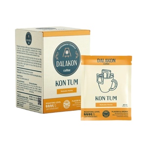 Affeinated Whole <b>Bean</b> Sweet Taste Premium Sealing 100% Robusta Honey Coffee Light Roast Zip <b>Bag</b> Packaging Vietnam Espresso - Product Image 5
