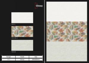 กระเบื้องบุผนังเซรามิกเคลือบเงาหรูหรา ขนาด 300x600 มม. (12x24 นิ้ว) สำหรับตกแต่งผนังภายในสไตล์ร่วมสมัย เหมาะสำหรับห้องน้ำและห้องครัว - Product Image 4