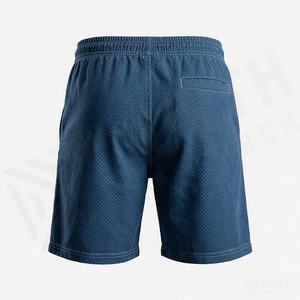 Shorts de sport légers pour hommes, design haute compression, style sportif uni, tissu respirant par sublimation, bas de tenue pour la course en extérieur - Product Image 2