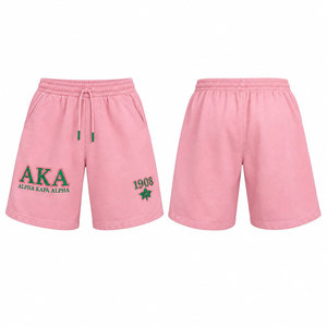 Shorts Alpha Kappa Alpha pour femmes, vêtements de sororité grecque, shorts élégants pour la détente, la remise en forme, les voyages, l'été et le quotidien - Product Image 1