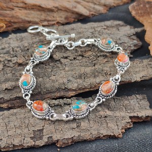 Handmade <b>Infinity</b> Exports Luxury Adjustable Charm <b>Bracelet</b> mix Gemstone Women Party - Product Image 2