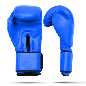 Guantes de Boxeo OEM al por Mayor, de Cuero Genuino, para Entrenamiento y Sparring de Muay Thai, Kickboxing y MMA, con Soporte Reforzado para la Muñeca - Product Image 3