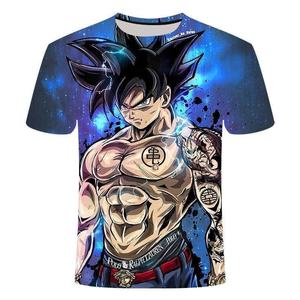 Camiseta de Manga Corta con Cuello Redondo de Poliéster con Impresión por Sublimación 3D Personalizada al por Mayor OEM - Product Image 5