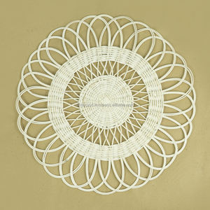 Napperon en osier de rotin de conception traditionnelle de nouveaux meubles de maison pour le matériel en bambou de mariage d'intérieur de salon de salle à manger du Vietnam - Product Image 4