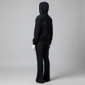 Custom Design Men's Tracksuit 100% Cotton Sun Fade Dirt <b>Spray</b> Sweatsuit Vintage Applique Embroidery Men Sweatpants Tracksuits - Product Image 2