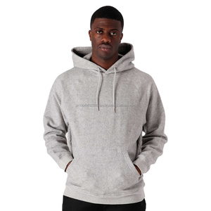 Sudadera con Capucha 100% Algodón para Hombre, Primavera Otoño, Nueva Moda Masculina, Estampado Bordado, Sudadera Térmica Holgada Informal para Invierno - Product Image 1