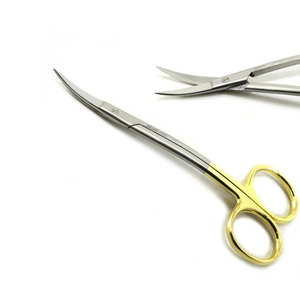 Ciseaux dentaires TC en acier inoxydable et carbure de tungstène, instruments chirurgicaux professionnels manuels, poignée ergonomique, personnalisables pour usage dentaire - Product Image 1