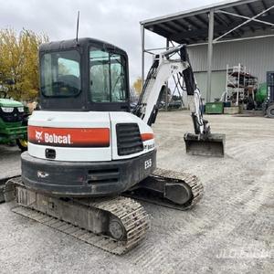 Bobcat E55 Excavator Factory Direct Price High Performance Compact Crawler Hydraulic Digger for Urban Construction Sites - Product Image 1