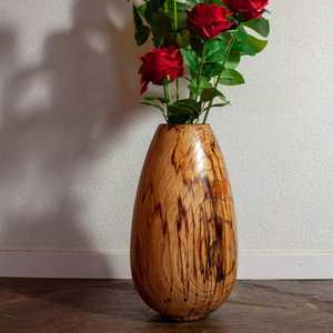 <span class=keywords><strong>Vase</strong></span> à fleurs minimaliste moderne en bois de chêne, petit <span class=keywords><strong>vase</strong></span> décoratif pour une seule fleur, grain de bois naturel, pour table de bureau - Product Image 1