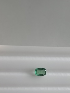 1.34 Quilates, Corte Cojín, Esmeralda Zambiana, 8x6x3.5 mm, Verde Intenso, Gema Suelta para Diseño de Joyería, Anillo de Compromiso con Esmeralda - Product Image 5
