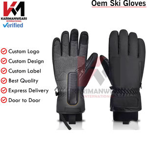 Guantes de esquí impermeables, duraderos, aislantes, de alta adherencia, cómodos para deportes de invierno y actividades al aire libre - Product Image 4