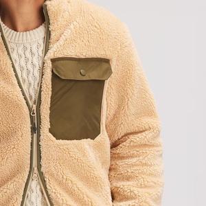 Chaquetas de lana de talla grande para hombre recién llegadas, ropa de invierno con cuello levantado personalizada a precios baratos al por mayor - Product Image 6