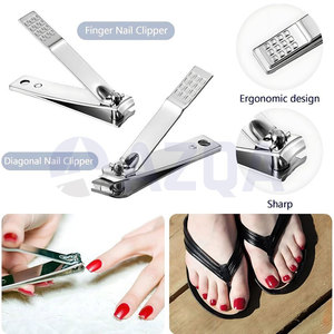 Kit de manicura y pedicura de acero inoxidable de 8 piezas con herramientas profesionales para el cuidado de las uñas y estuche de viaje de cuero PU - Product Image 4
