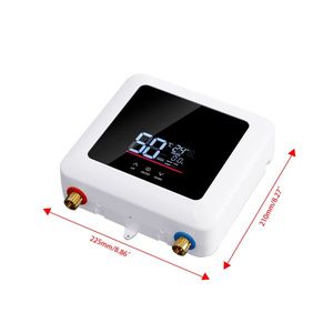 110V Black Instant Electric Water Heater Tankless LED Digital Display 5500W Capacity - Product Image 6