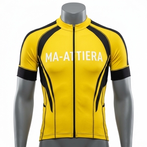 Mens Black Yellow Compression Shirt Short <b>Sleeve</b> Athletic Gym Running <b>Training</b> Sportswear Performance Workout <b>Top</b> - Product Image 4