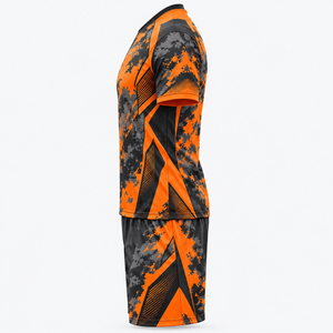 Custom Digital <b>Camouflage</b> Soccer Kits <b>Men's</b> <b>Short</b> Sleeve Football Shirts and <b>Shorts</b> for Club Competitions Training and Bulk Sale - Product Image 2