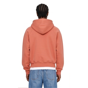 Sweat à capuche zippé en polaire pour homme, coupe classique, couleur unie, avec poches, idéal pour l'automne - Product Image 2