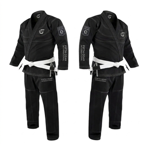 Competición de peso pesado BJJ Gi Brazilian Jiu Jitsu Uniforme MMA Grappling Suit Collar reforzado OEM Pakistán - Product Image 3
